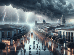Pronóstico del tiempo en Talavera: lluvias y tormentas hasta el viernes según la AEMET