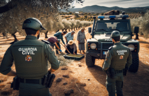 Refuerzo de la Guardia Civil en la campaña de recogida de aceituna: seguridad y prevención en el medio rural