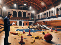 Desplome de una canasta en el Polideportivo JAJE de Talavera genera preocupación por el estado de las instalaciones deportivas