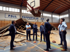 Desplome de canasta en el Polideportivo JAJE de Talavera genera preocupación por seguridad en instalaciones deportivas