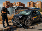 Localizan en Talavera el vehículo implicado en el choque contra un vallado: detalles del suceso y actuación policial