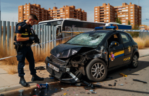 Localizan en Talavera el vehículo implicado en el choque contra un vallado: detalles del suceso y actuación policial
