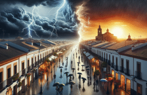 Pronóstico del Fin de Semana en España: Lluvias, Tormentas y Fuertes Contrastes de Temperatura