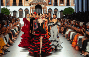 Diseñadora de Daimiel impacta en Sevilla con innovadora propuesta en desfile de moda flamenca