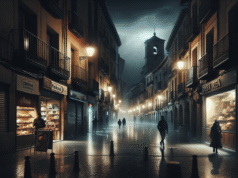 Apagón en la calle Carnicerías de Talavera deja sin luz a vecinos y comercios