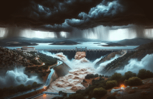 Borrasca Kristin provoca apertura de compuertas en Cazalegas y mantiene en alerta al río Tajo