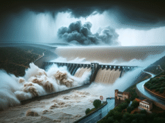Borrasca Kristin en Cazalegas: Apertura de compuertas y alerta activa en el río Tajo por fuertes lluvias