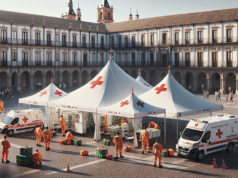 Protección Civil refuerza su capacidad de respuesta con nuevas tiendas de campaña de primeros auxilios en Talavera