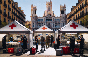 Protección Civil refuerza su capacidad de respuesta con nuevas tiendas de campaña de primeros auxilios en Talavera