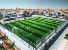 Nuevo césped artificial en el campo de fútbol de Torrijos mejora instalaciones deportivas municipales