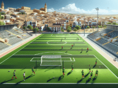 Nuevo césped artificial en el campo de fútbol de Torrijos mejora las instalaciones deportivas municipales