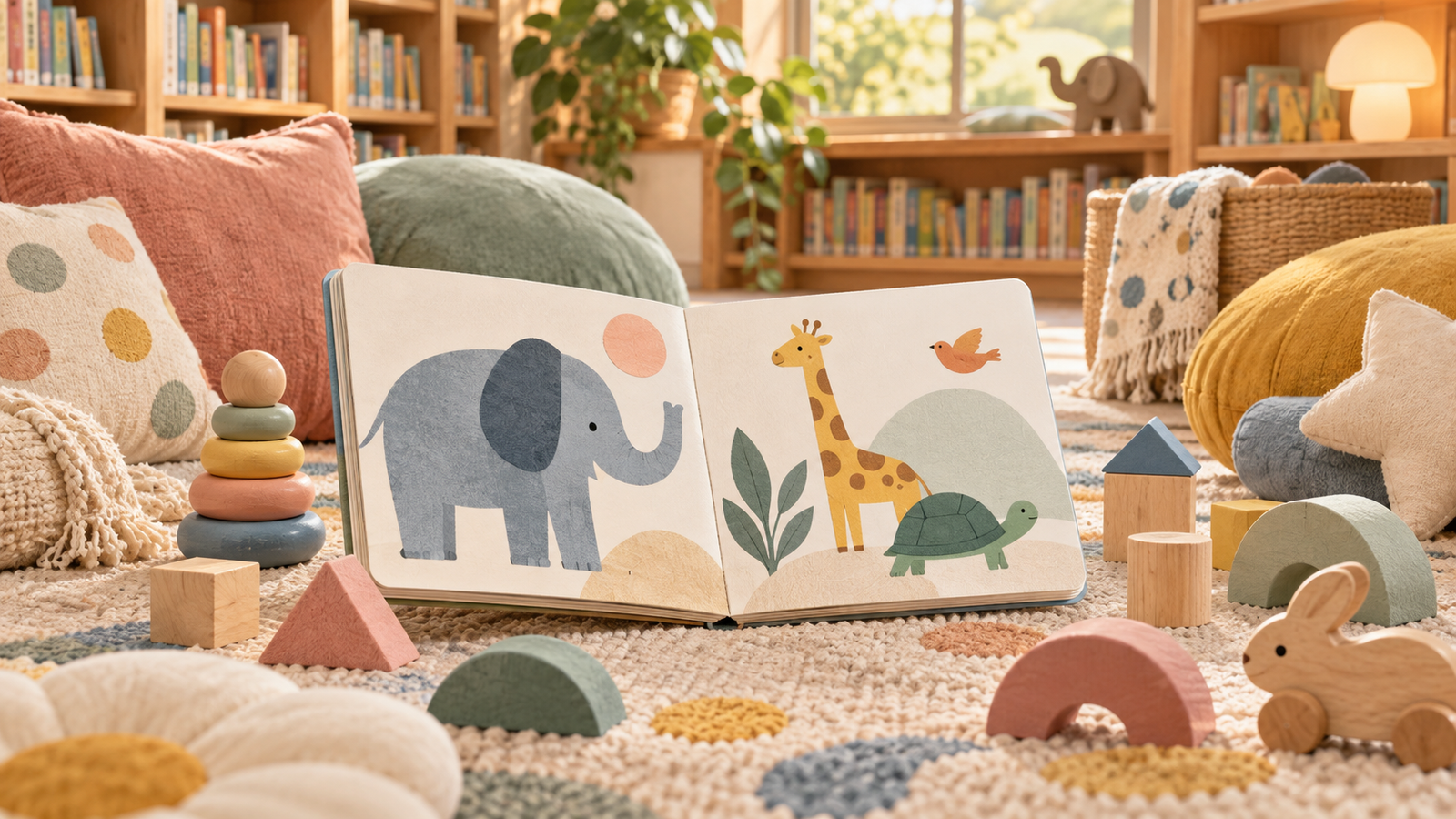 Ilustración editorial de cuentos para bebés